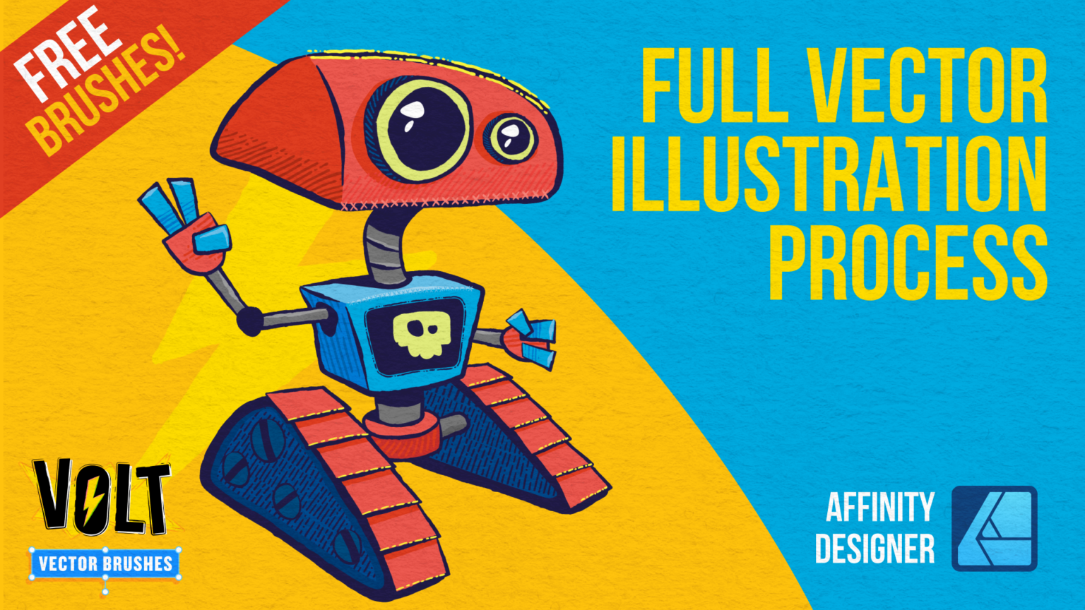Full Affinity Designer Vector Illustration Tutorial With Free Brush Full Affinity Designer Vector Illustration Tutorial With Free Brush